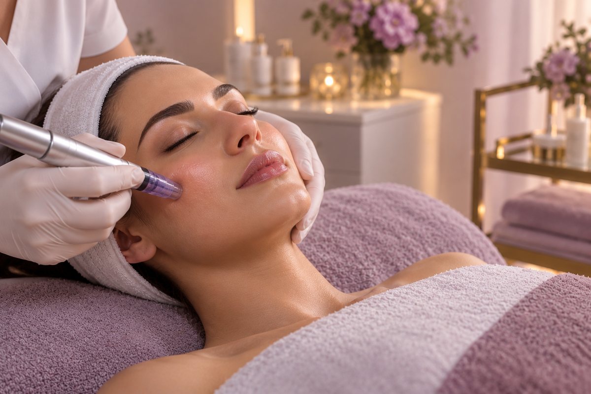 Microneedling-Behandlung